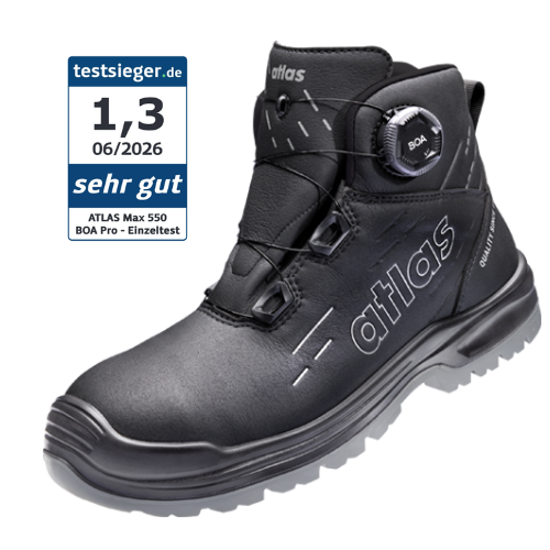 MAX 550 BOA Pro – S3S SR Sicherheitsschuh von ATLAS